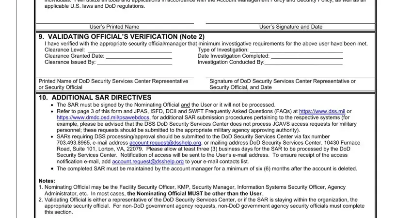 Entering details in e-QIP part 4