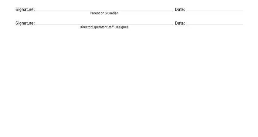 Filling out south carolina dss facility step 5