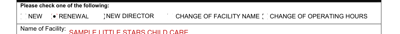 DSS Form 2902 example filled out, please check one of the following