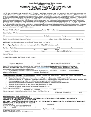 Dss Form 2924 Preview
