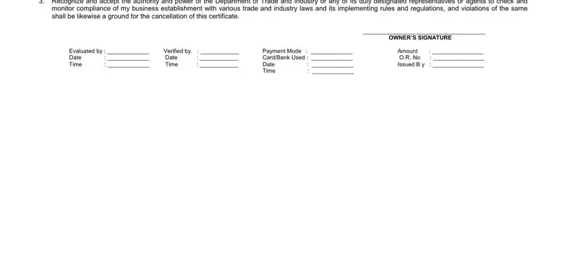 step 3 to completing dti permit application