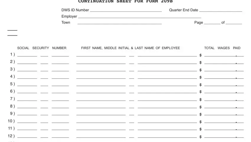 Filling out arkansas employer's quarterly wage report step 4