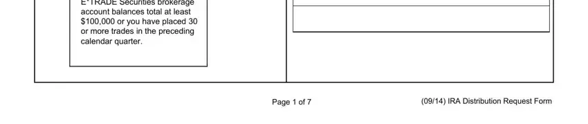 step 3 to filling out E Trade Api