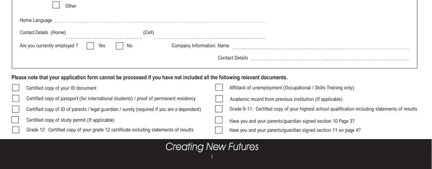 step 2 to filling out midlands college online application for 2021 closing date