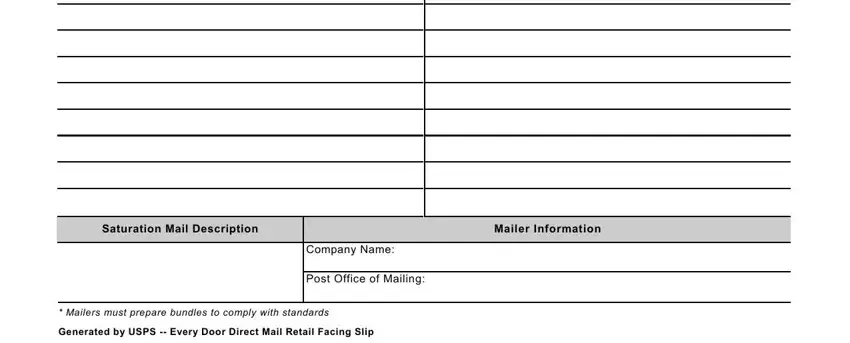 stage 2 to entering details in facing slip if less than 100 for eddm