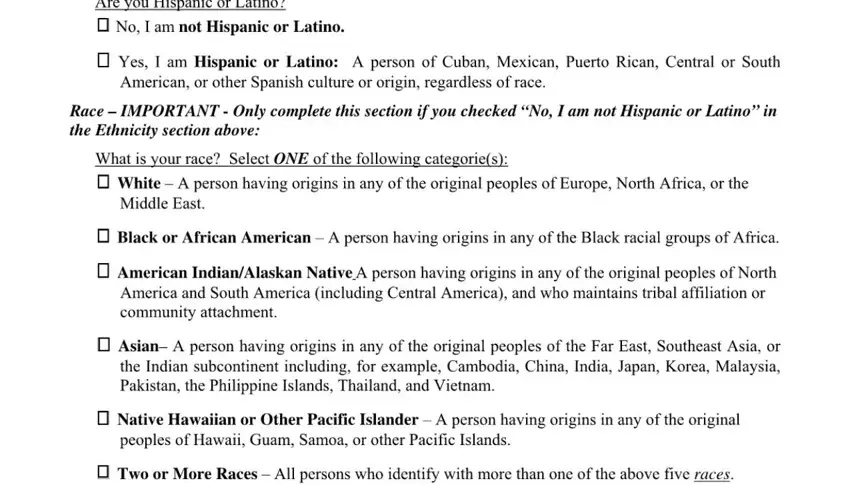 stage 2 to entering details in eeo self identification form