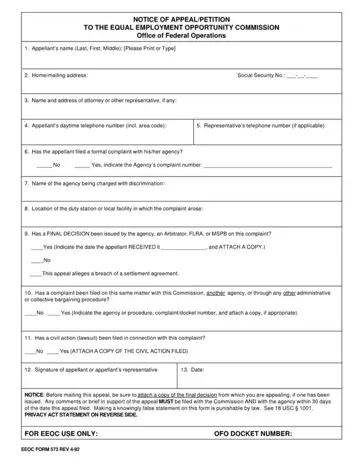 Eeoc Form 573 Preview