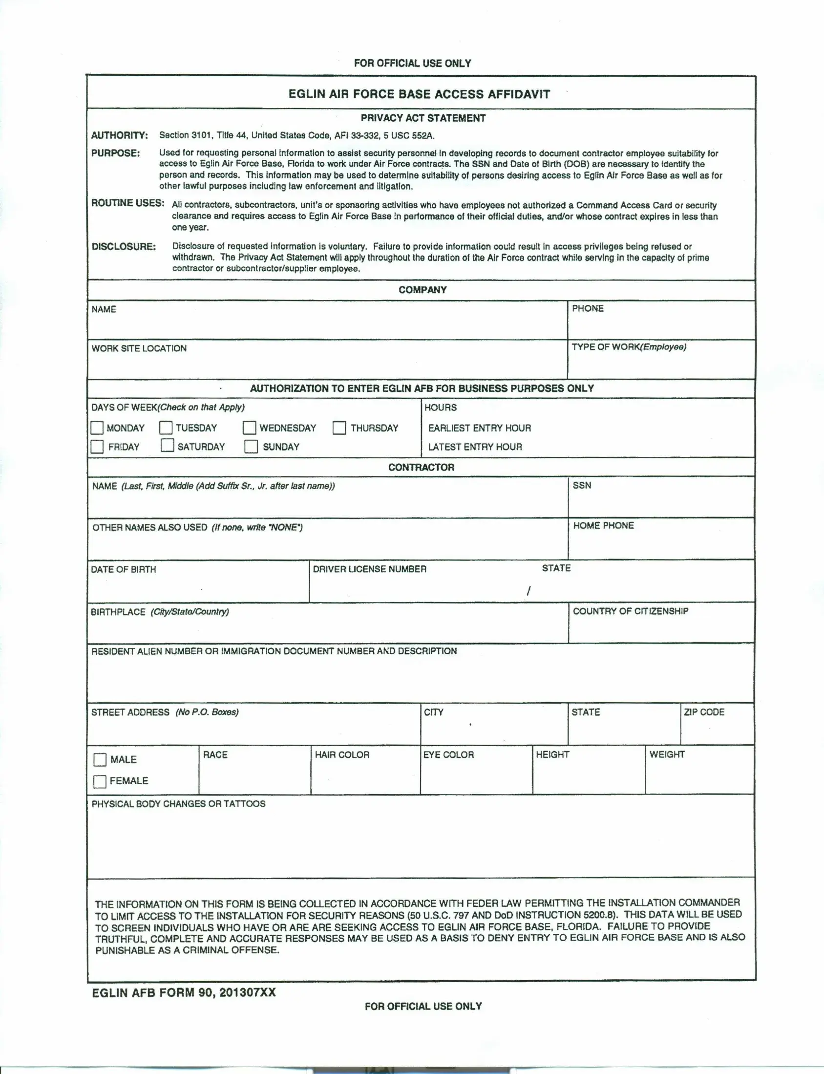 Global Entry Application Form ≡ Fill Out Printable PDF Forms Online