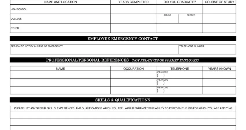 stage 4 to entering details in el super aplicacion de empleo en español