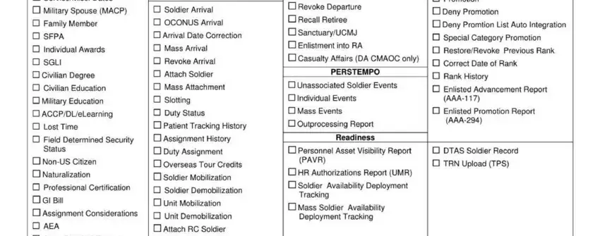 Finishing emilpo and datastore access request form step 2