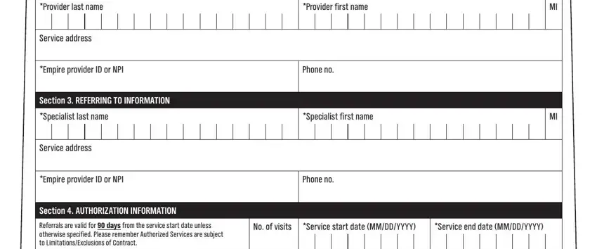 step 2 to completing bcbs referral form