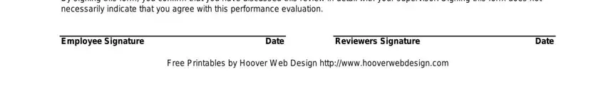 Reviewers Comments, and By signing this form in performance evaluation form sample