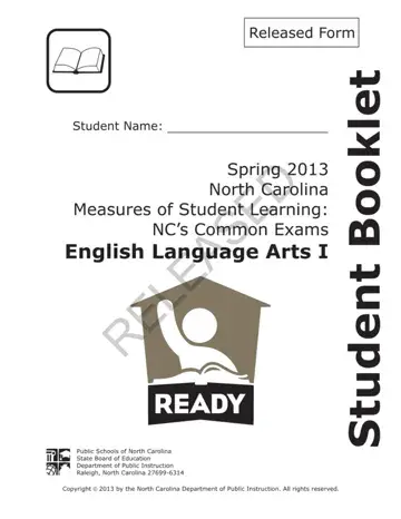 English Language Arts Form Preview