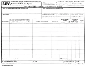 Epa Form 8570 4 Preview