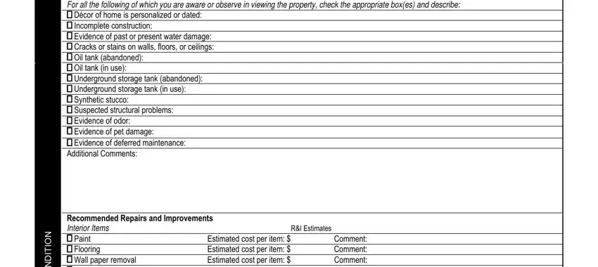 Finishing bma erc form step 4