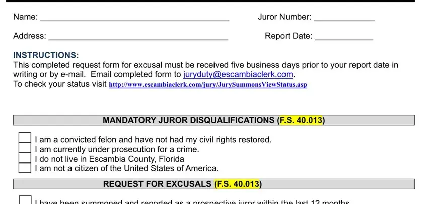 entering details in jury duty escambiaclerk com stage 1