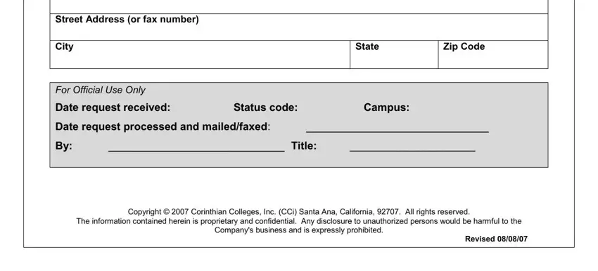 Completing everest college transcript step 2