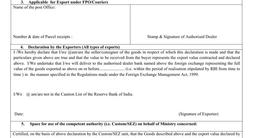 part 4 to entering details in ex1 declaration