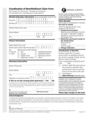 Express Scripts Claim Form Preview