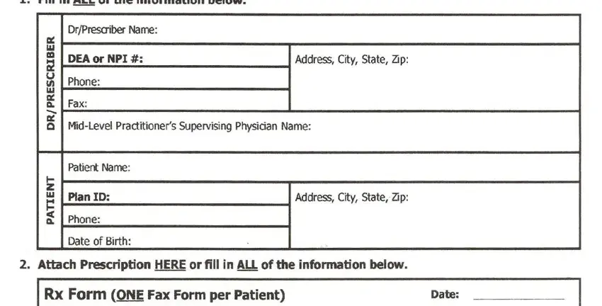 express scripts online forms blanks to fill in