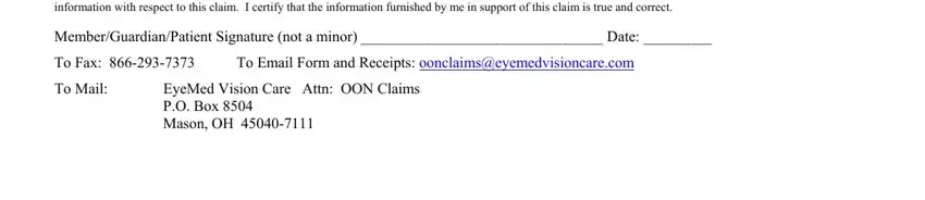 Eyemed Claim Form Printable - Printable Forms Free Online