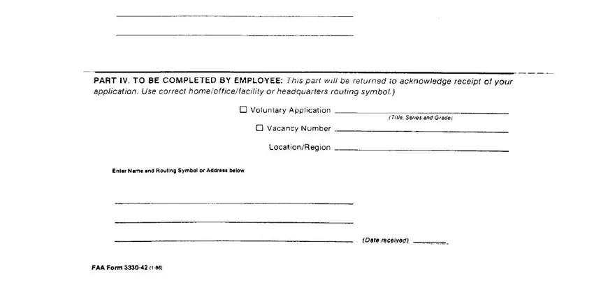 Filling in faa form 3330 42 word doc step 2