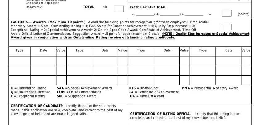 stage 5 to entering details in faa form 3330 43 1