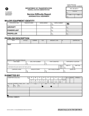 FAA Form 8070-1 Preview