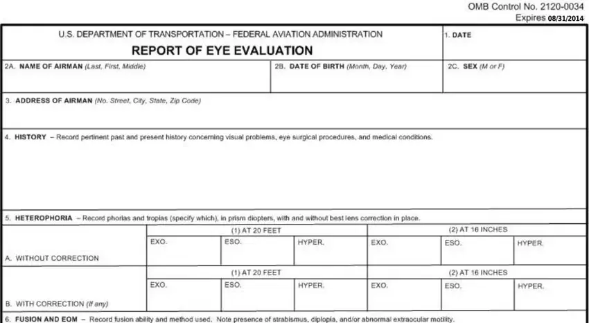 part 2 to entering details in faa form 8500 7