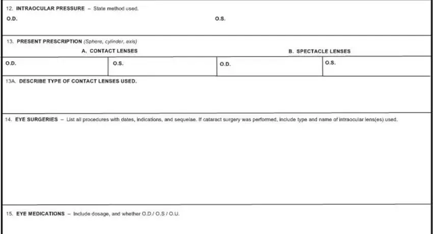 Entering details in form faa 8500 pdf stage 5