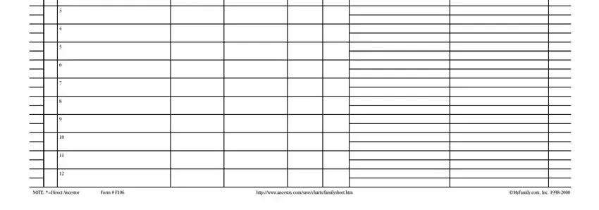 Finishing family group sheet pdf stage 2