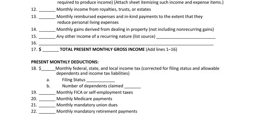 step 3 to finishing family law financial affidavit