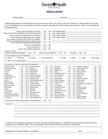 Family Medical History Form Preview