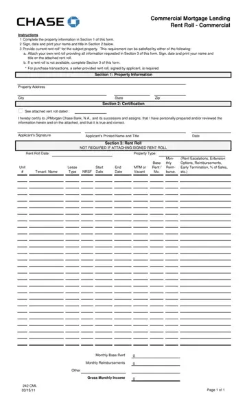 Family Rent Roll Form Preview