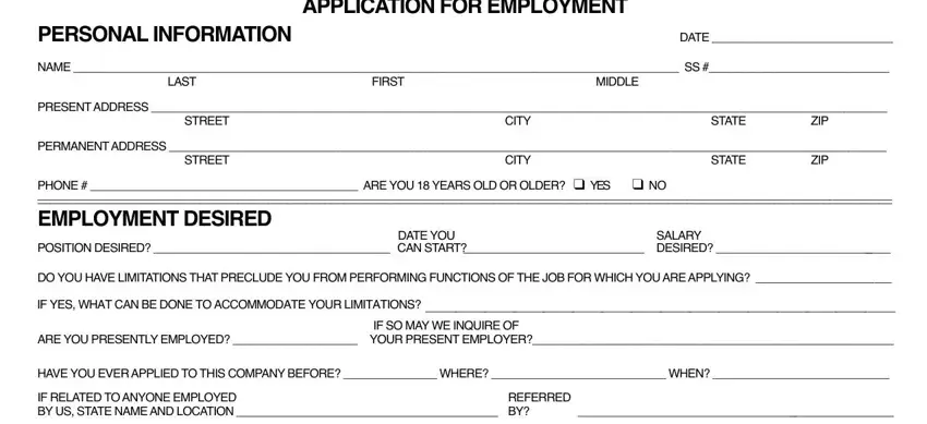 family video girard ohio application gaps to fill in