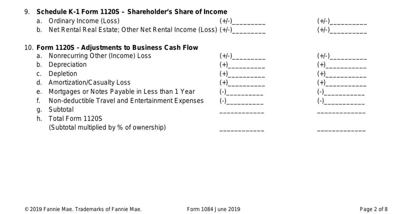 part 4 to completing fannie mae 1084