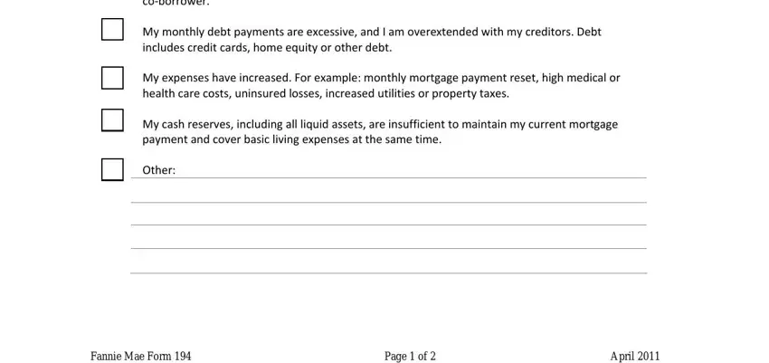 illinois emissions test extension My household income has been, My monthly debt payments are, My expenses have increased For, My cash reserves including all, Other, Fannie Mae Form, Page  of, and April blanks to fill out