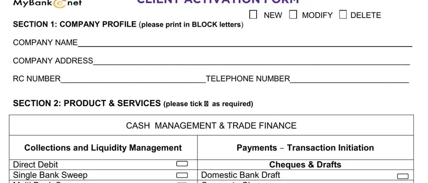 stage 1 to filling in fcmbonline