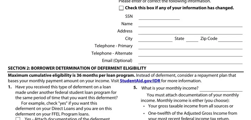 stage 1 to filling out phone number for fed loans