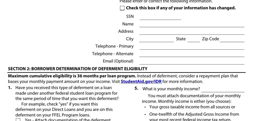 stage 1 to filling out fedloan fax number