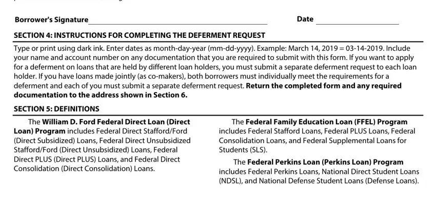 Filling out fedloan fax number stage 5