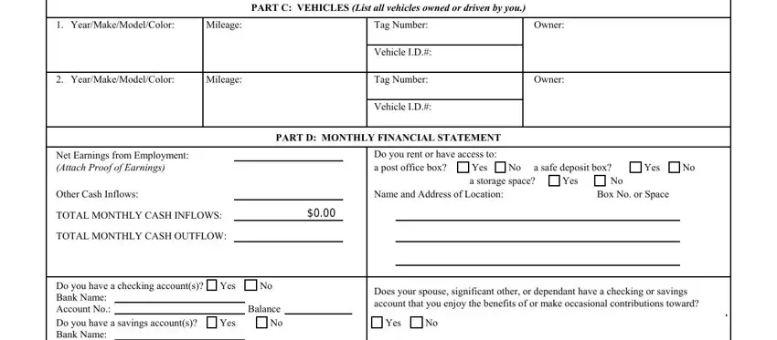 Completing federal probation monthly report stage 2