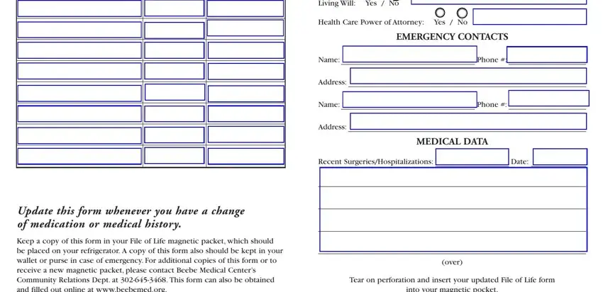 File Of Life Form ≡ Fill Out Printable PDF Forms Online