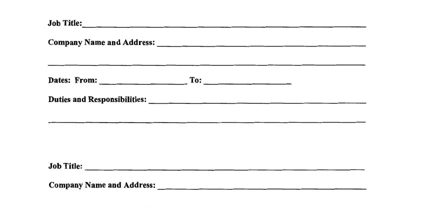 Filling out fill in the blank resume worksheet pdf part 4