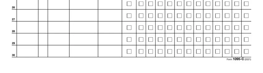 Completing fillable 1095c step 3