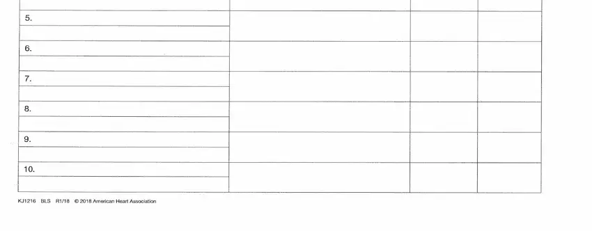 aha forms fillable pdf  blanks to fill out