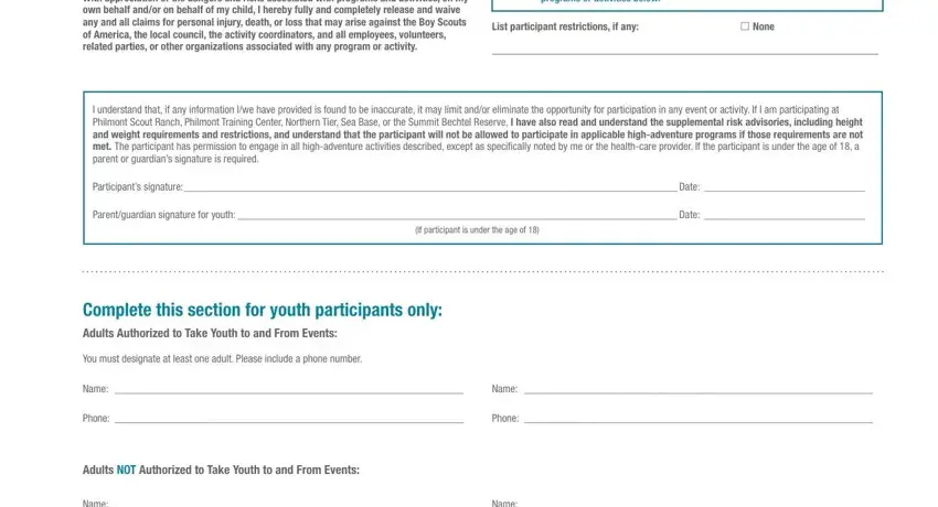 Fillable Bsa Health Form ≡ Fill Out Printable Pdf Forms Online 7890