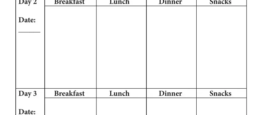 calorie counting chart printable