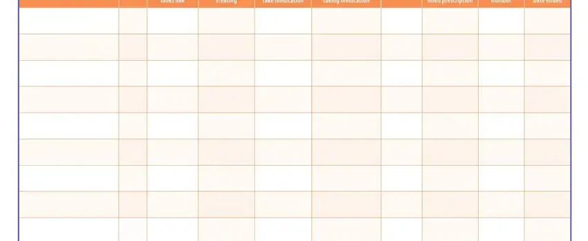 stage 3 to filling out medication log sheet pdf