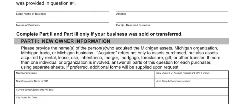 Filling out uia 6347 form michigan pdf stage 4